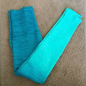 Teal Ombre Leggings